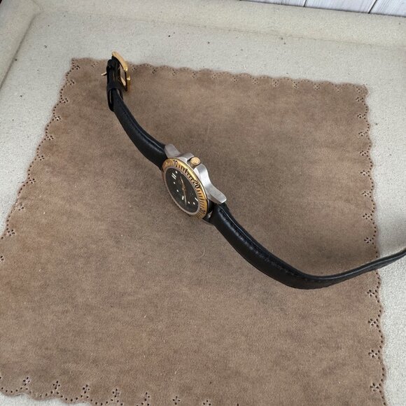 Vintage Givenchy Paris Gold Bezel Gold and Stainless Steel Quartz Watch - Picture 5 of 9